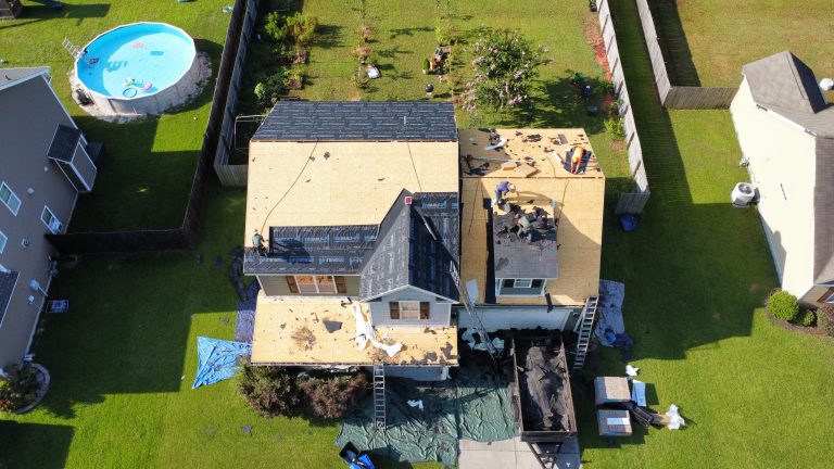 roof under construction, Pinehurst, NC page